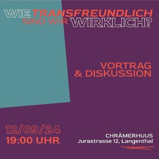 2024-09-12 - Wie transfreundlich sind wir wirklich? Vortrag