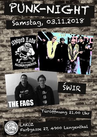 2018-11-03 - Punk-Night mit Möped Lads, The Fags und Świr