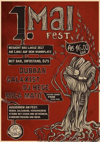 2015-05-01 - 1. Maifest Wuhrplatz Langenthal